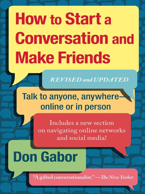 Title details for How to Start a Conversation and Make Friends by Don Gabor - Wait list